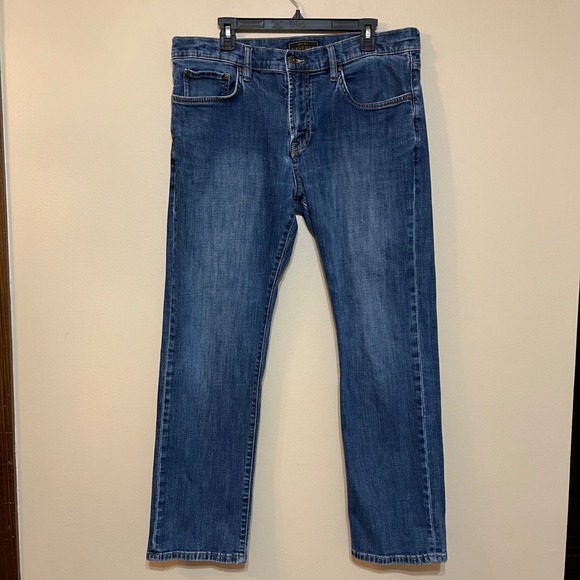 Jos. A. Bank Other - Jos‎ A Bank Reserve Traditional Fit Mens Blue Wash Denim Jeans 35W 30L